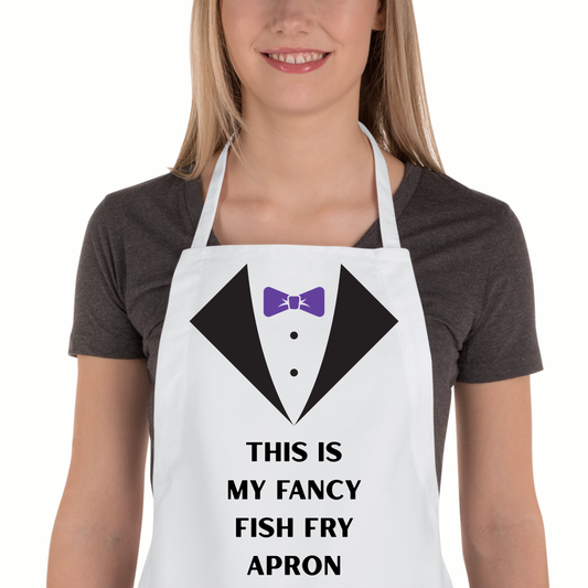 This is My FANCY Fish Fry Apron (Heart)