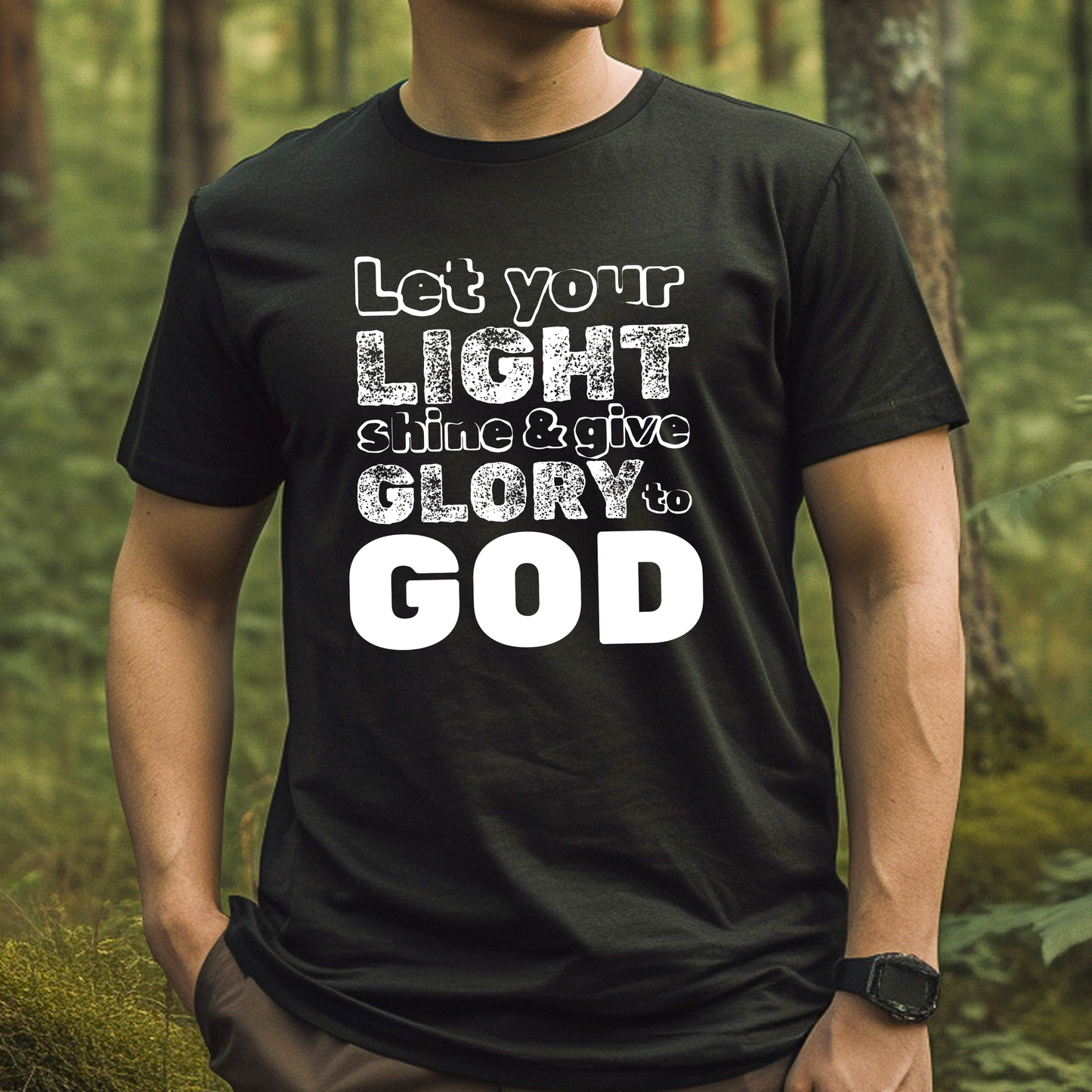 Let Your Light Shine and Give Glory to God