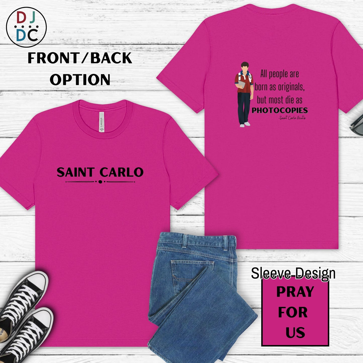 Saint Carlo Acutis (Pray for Us) Colorful Graphic