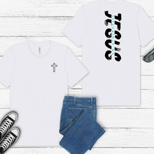 Jesus Strengthen Me (Black/Teal)
