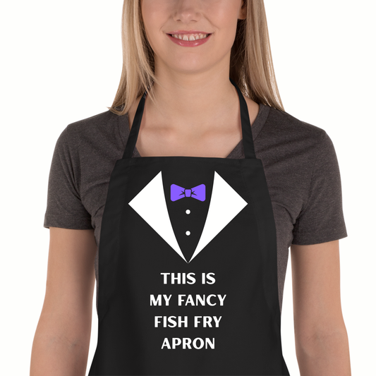 This is My FANCY Fish Fry Apron (Heart)