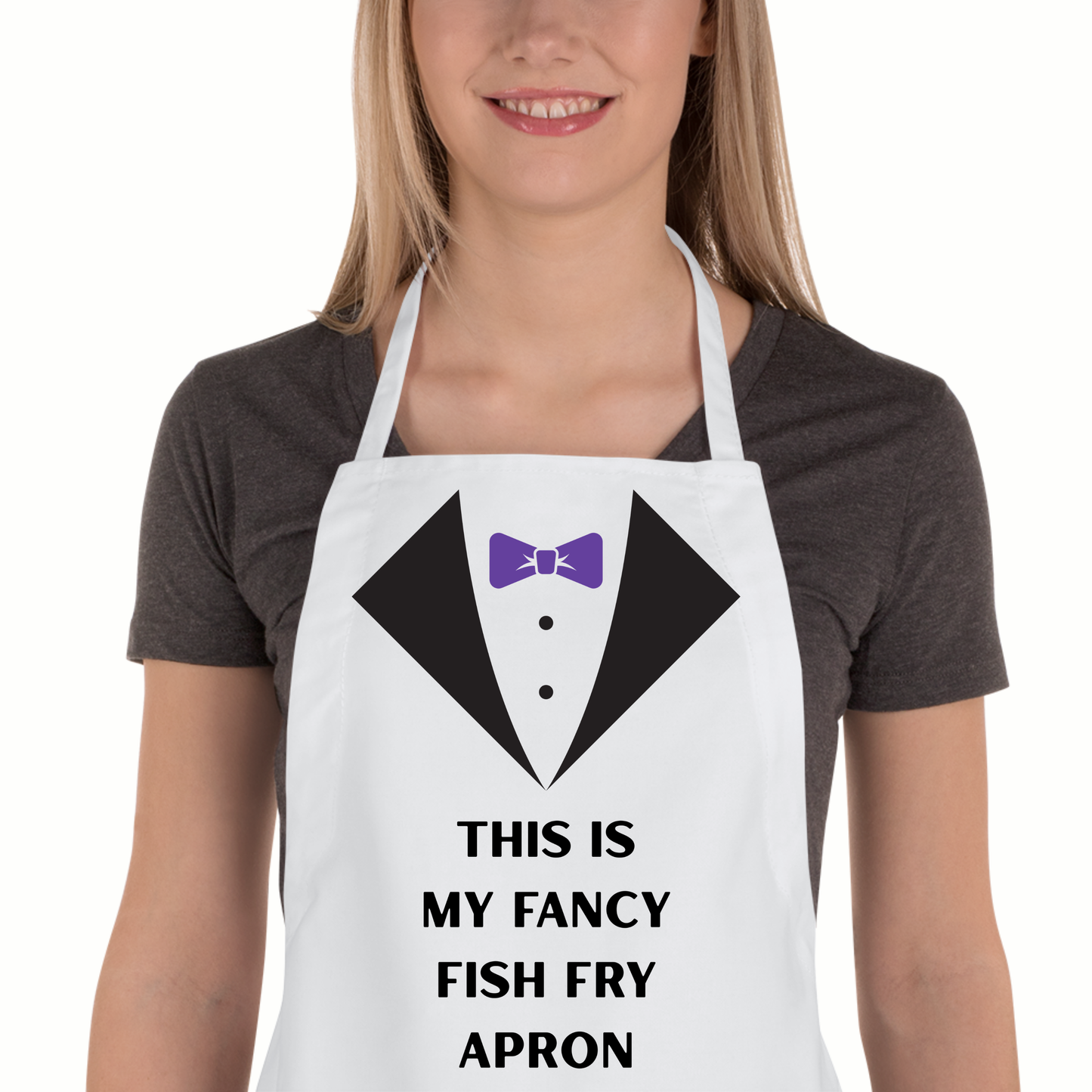 This is My FANCY Fish Fry Apron (Heart)