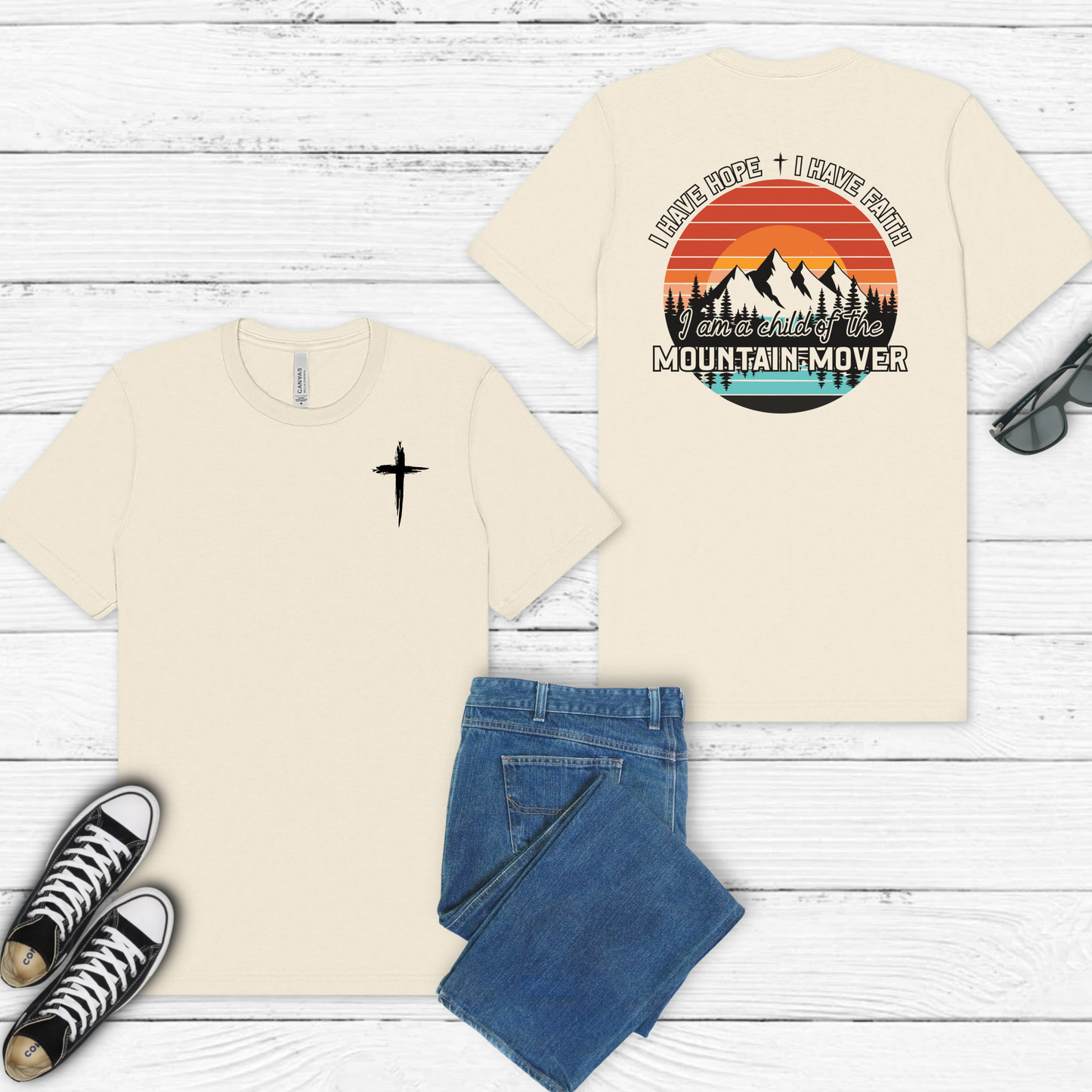 I Am A Child of the Mountain Mover (Colorful Graphic)