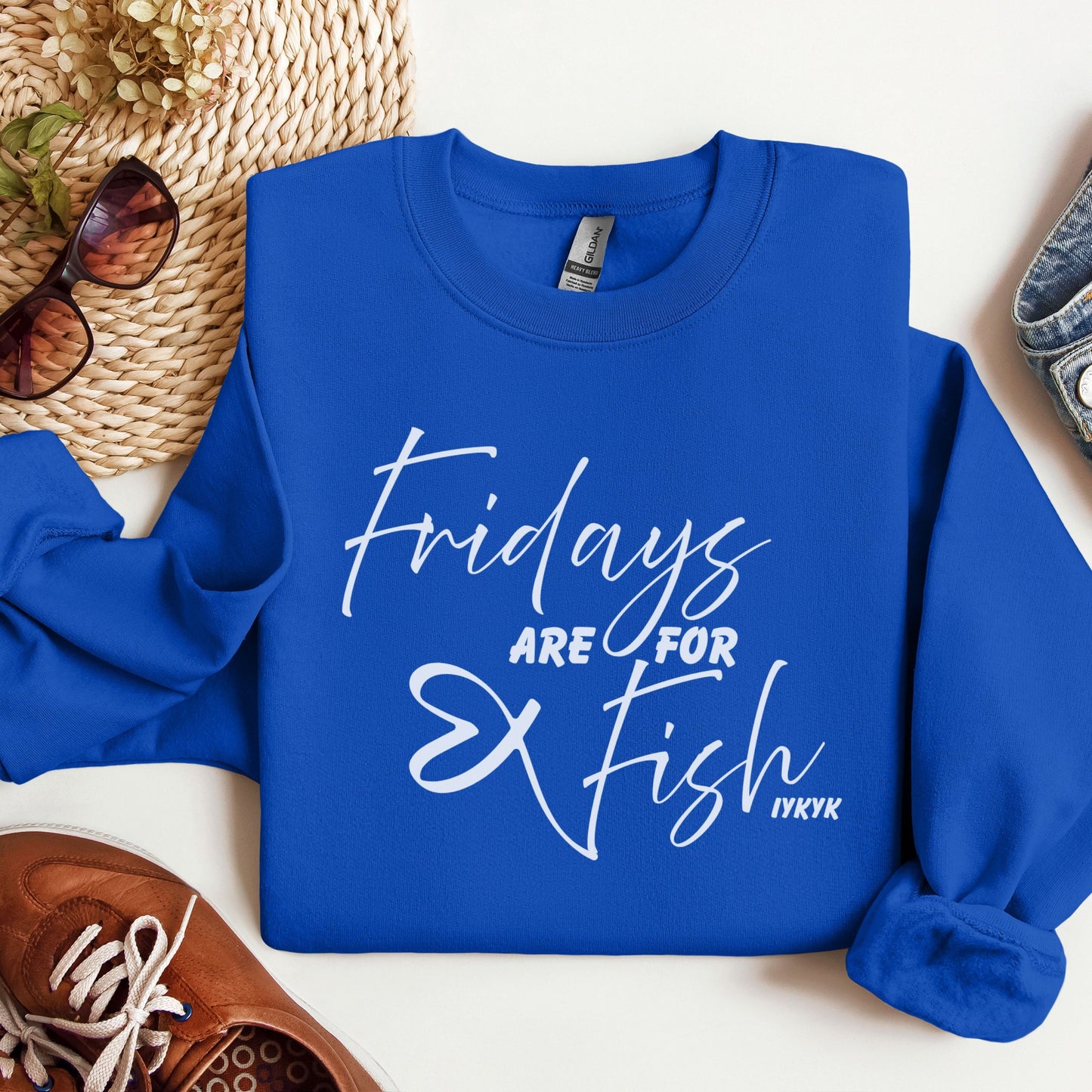 Fridays are for Fish (IYKYK) Heart (Long Sleeve Options)