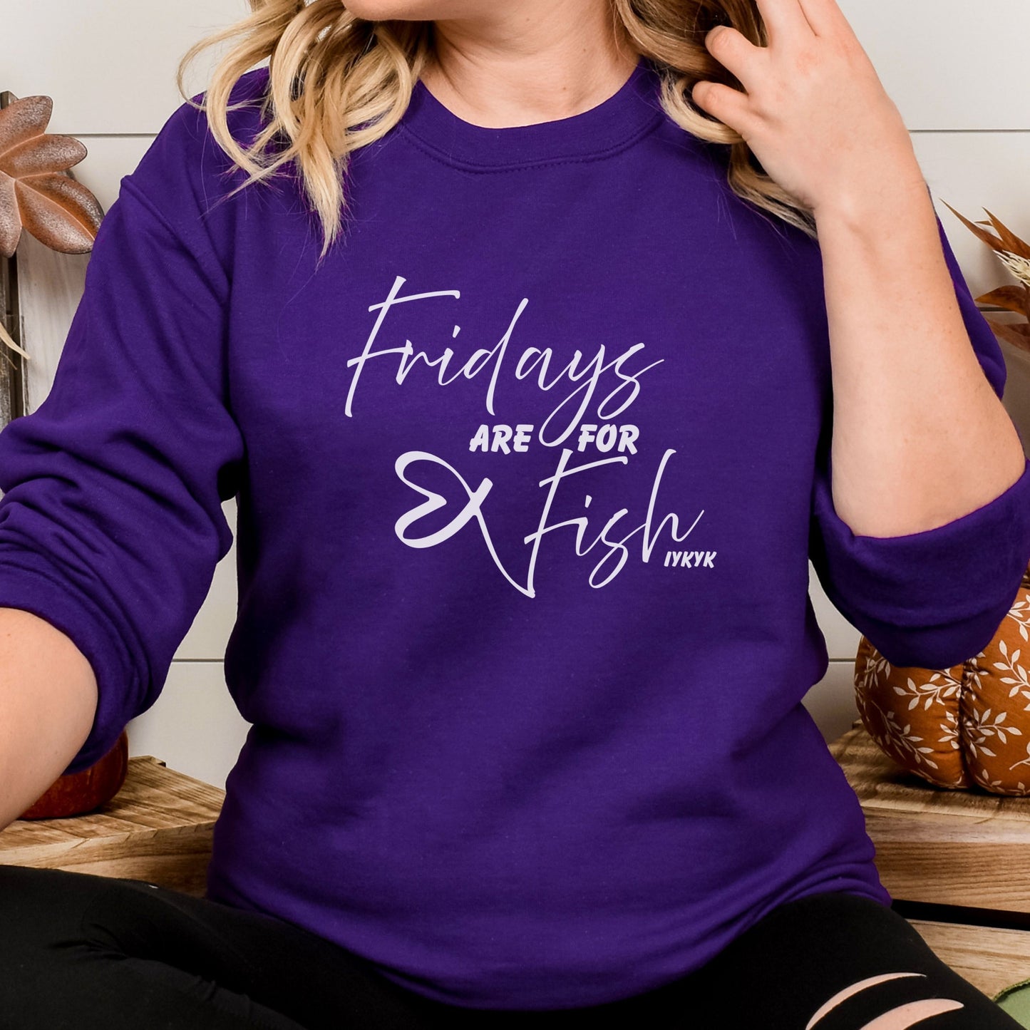 Fridays are for Fish (IYKYK) Heart (Long Sleeve Options)