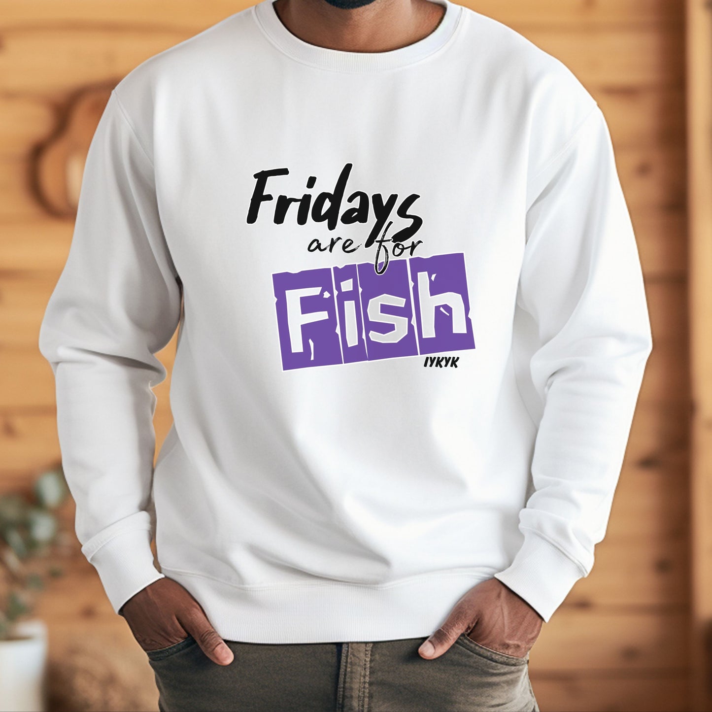 Fridays are for Fish (IYKYK) Purple Graphic (Long Sleeve Options)