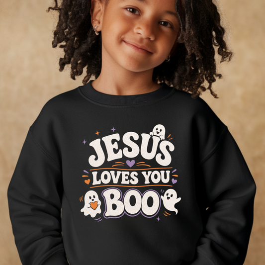 Jesus Loves You Boo - Crewneck