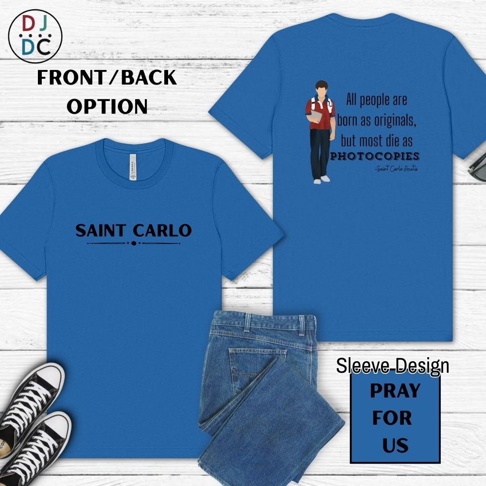 Saint Carlo Acutis (Pray for Us) Colorful Graphic