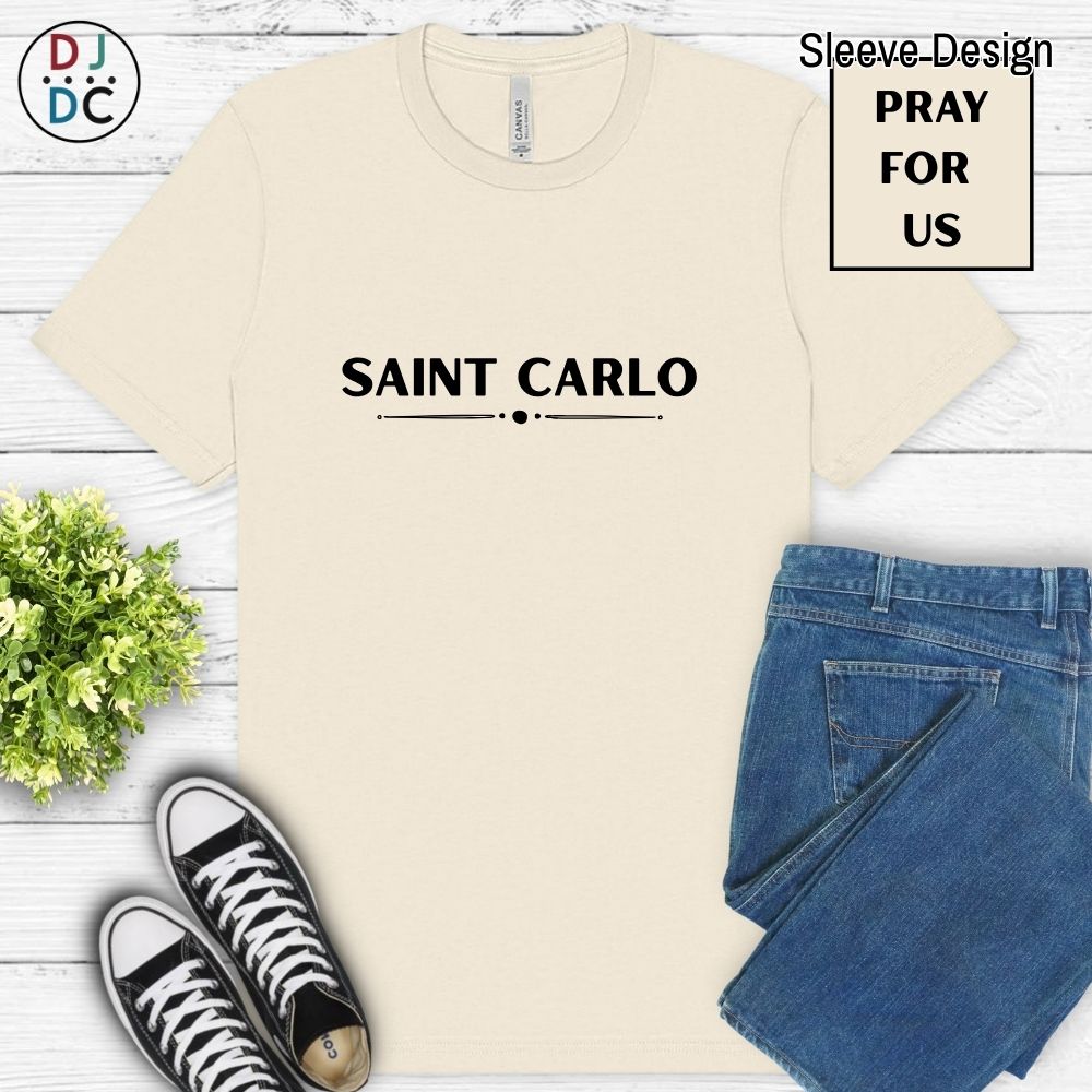 Saint Carlo Acutis (Pray for Us) Colorful Graphic