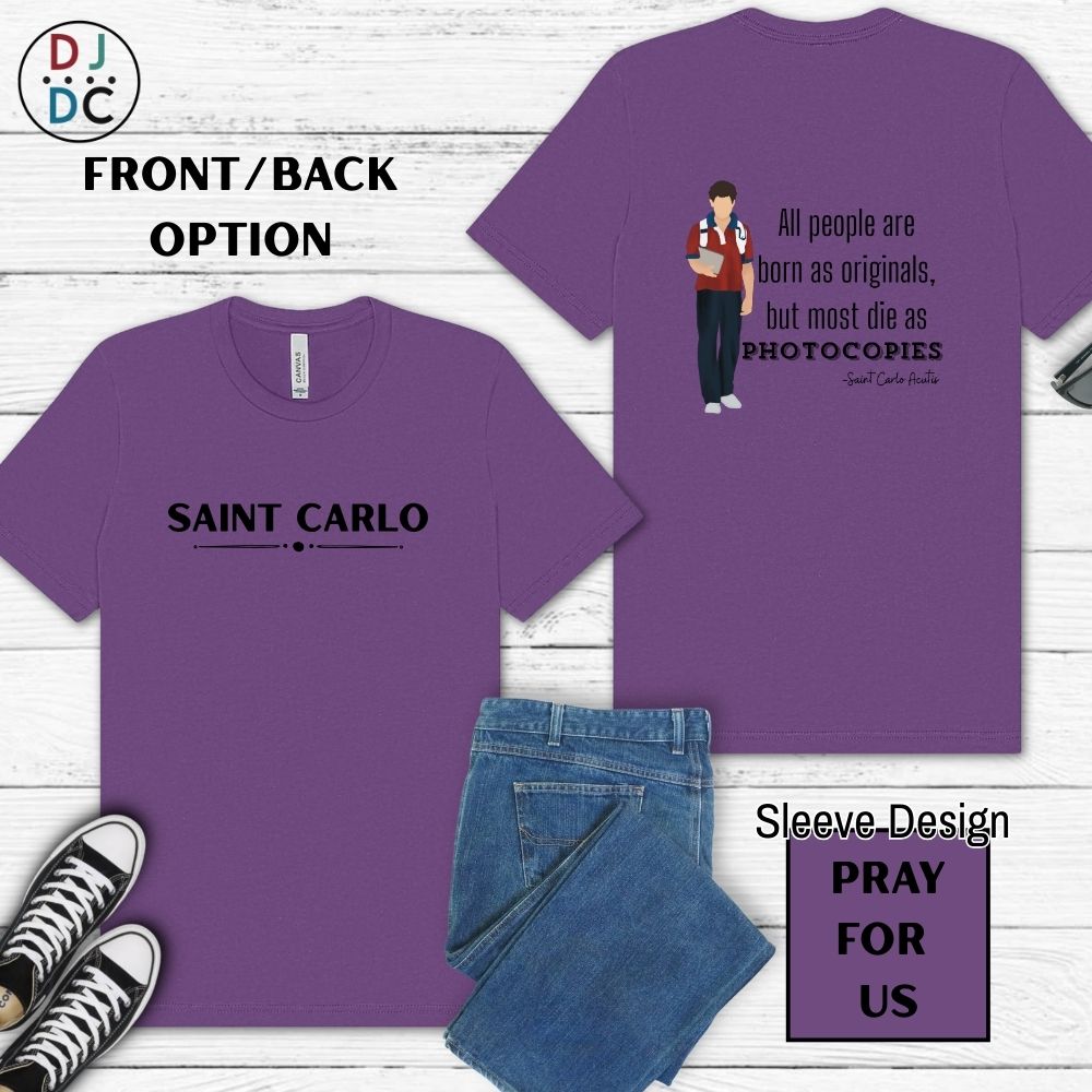 Saint Carlo Acutis (Pray for Us) Colorful Graphic