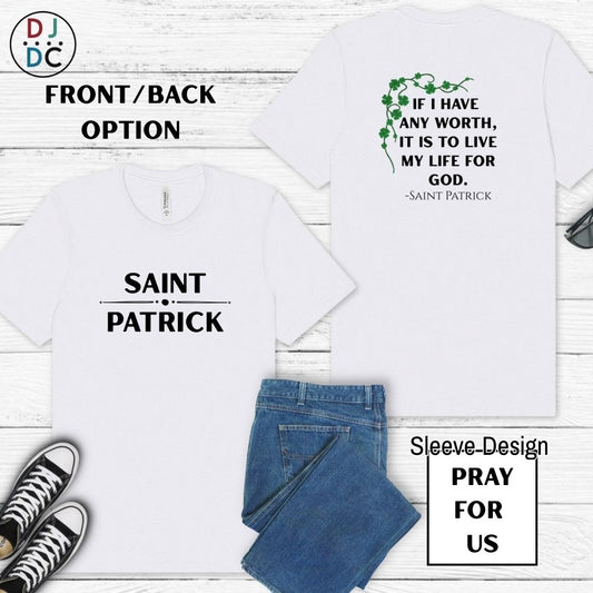 Saint Patrick (Pray for Us) Clover Design