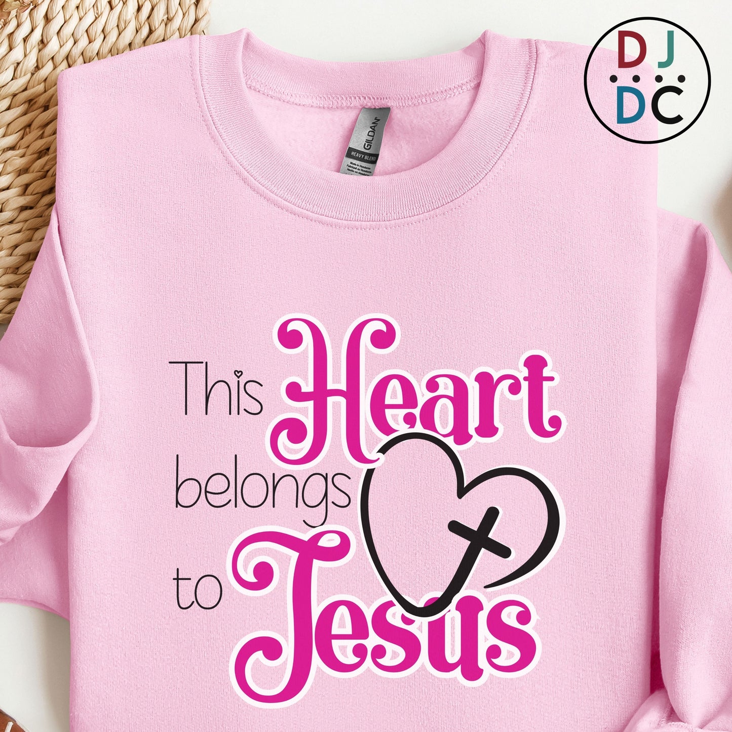 This HEART Belongs to Jesus (Valentine's Day Crewneck Sweatshirt)